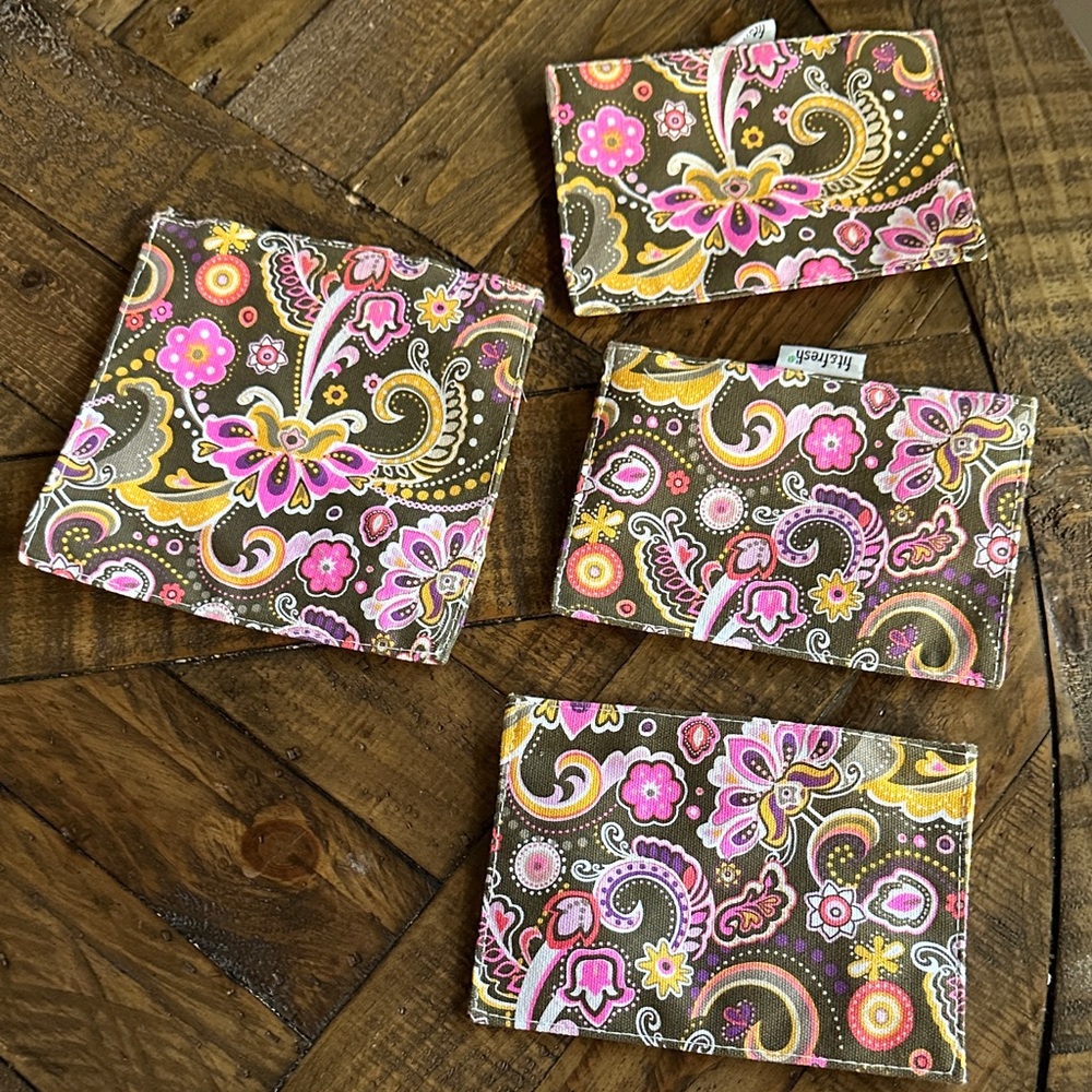 Colorful Paisley re-usable storage bags